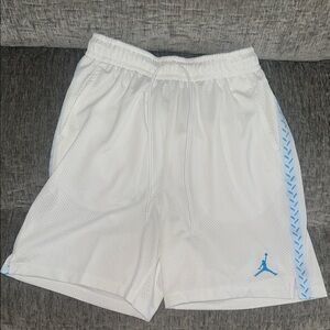 Jordan White and Blue Men's Shorts